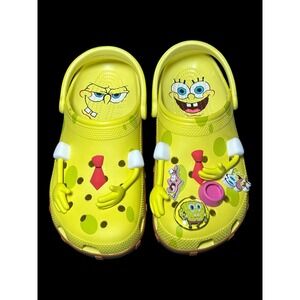 Crocs SpongeBob SquarePants Classic Clog Yellow Mens 7 Womens 9 209431-7C1